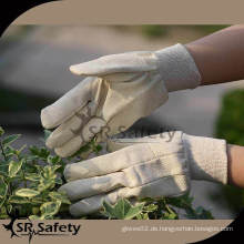 SRSAFETY Sicherheit Gartenarbeit Handschuhe für die Arbeit Baumwollhandschuhe Sicherheitshandschuhe Wickelhandschuhe, billige Handschuhe mit China Lieferanten